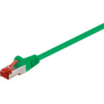Goobay CAT 6 Patch Cable, S/FTP (PiMF), Green 0.25 m - (95454)