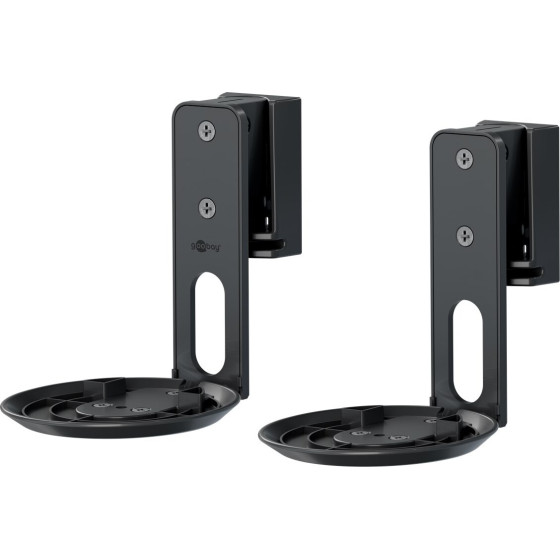 Goobay Speaker Wall Mount Modern Era 1 Flex, Black - (71025)