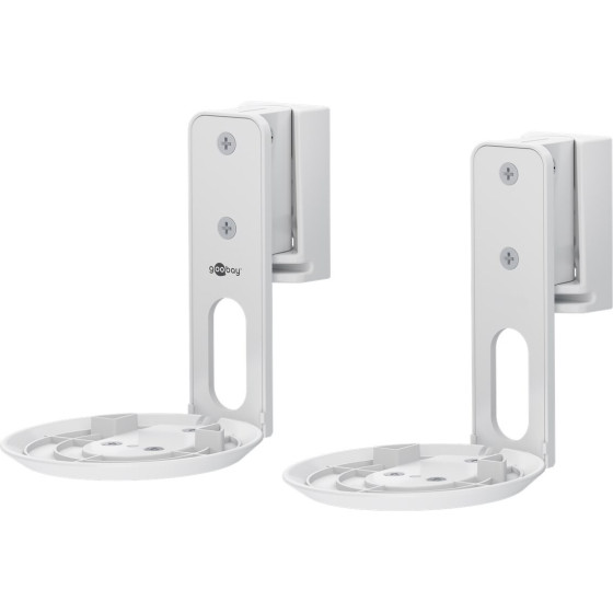 Goobay Speaker Wall Mount Modern Era 1 Flex, White - (71982)