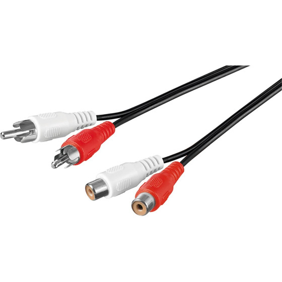 Goobay Stereo Extension Cable 2x Rca - (50025)