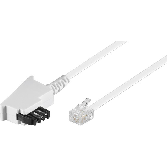 Goobay TAE-F Cable (Universal Pinout), White - (68540)