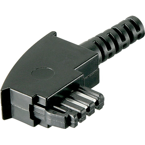 Goobay TAE-F Male With Cable Protector - (50247)