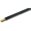 Goobay Telephone Flat Cable 4-core, 100 m Reel, Awg 28, Cca (copper-Clad aluminium) - (93304)