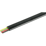 Goobay Telephone Flat Cable 4-core, 100 m Reel, Awg 28, Cca (copper-Clad aluminium) - (93304)