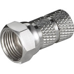 Goobay Twist-On F-Connector 6.5 Mm (100 pcs) - (51863)