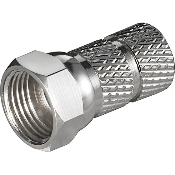Goobay Twist-On F-Connector 6.5 Mm (100 pcs) - (51863)