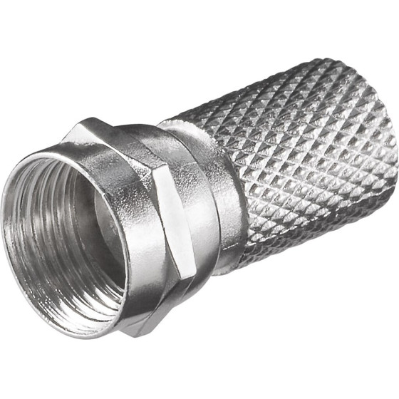 Goobay Twist-On F-Connector 7.0 Mm (100 pcs) - (51854)