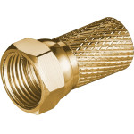 Goobay Twist-On F-Connector 7.0 Mm (100 pcs) - (51868)