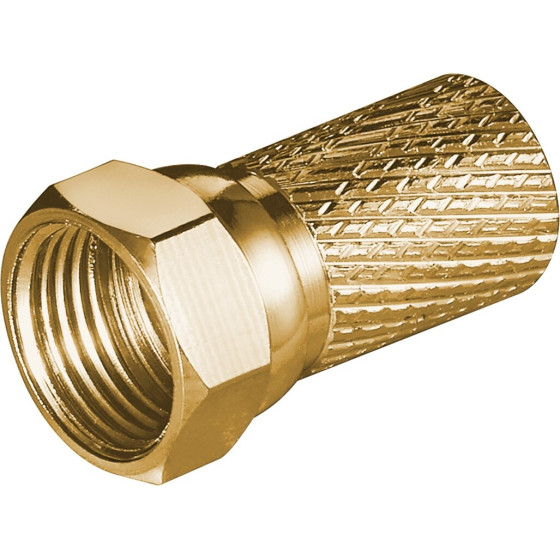 Goobay Twist-On F-Connector 7.0 Mm (100 pcs) - (51868)