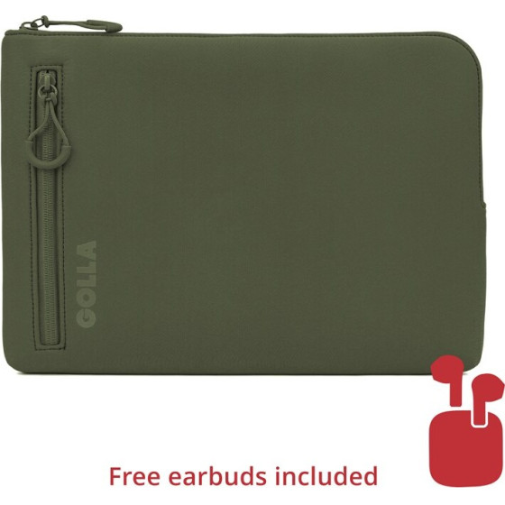 Golla Laptop Sleeve 15 Inch, Green