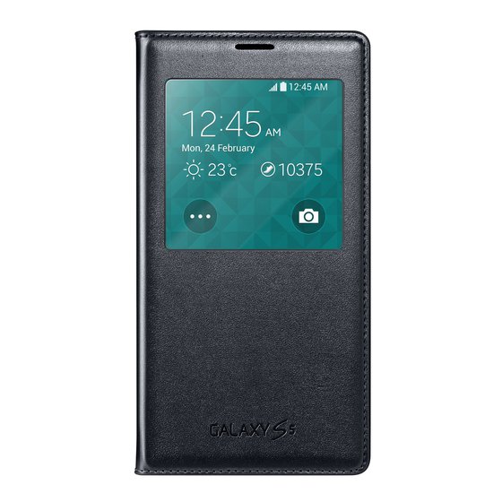 ���� SAMSUNG GALAXY S5 EF-CG900BB S-VIEW ����� ORIGINAL
