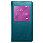 ���� SAMSUNG GALAXY S5 EF-WG900 S-VIEW TURQUOISE ORIGINAL