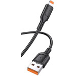 Kakusiga ������� Lightning �� Usb KSC-805, 12W, 480Mbps, 1m, ����� - (KSC-805-L-BK)