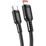 Kakusiga ������� Lightning �� USB-C KSC-984, ���������, 27W, 480Mbps, 1m, ����� - (KSC-984-LC-BK)