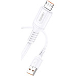 Kakusiga ������� Micro Usb �� Usb KSC-805, 12W, 480Mbps, 1m, ����� - (KSC-805-M-WH)