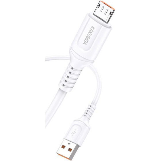 Kakusiga ������� Micro Usb �� Usb KSC-805, 12W, 480Mbps, 1m, ����� - (KSC-805-M-WH)