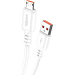 Kakusiga ������� Micro Usb �� Usb KSC-982, 15W, 480Mbps, 1m, ����� - (KSC-982-M-WH)