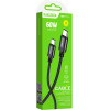 Kakusiga ������� USB-C �� USB-C KSC-970, 60W, 480Mbps, 1m, ����� - (KSC-970-CC-BK)