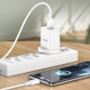 Kakusiga ������� USB-C �� USB-C KSC-982, 60W, 480Mbps, 1m, ����� - (KSC-982-CC-WH)
