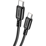 Kakusiga ������� USB-C �� USB-C KSC-982, 60W, 480Mbps, 1m, ����� - (KSC-982-CC-BK)