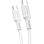 Kakusiga ������� USB-C �� USB-C KSC-984, ���������, 60W, 480Mbps, 1m, ����� - (KSC-984-CC-WH)