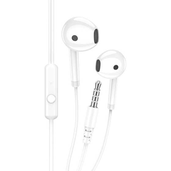 Kakusiga Earphones �� ��������� KSC-1301, 3.5mm �������, 14mm, 1.1m, ����� - (KSC-1301-WH)