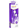 Kakusiga Earphones �� ��������� KSC-1301, 3.5mm �������, 14mm, 1.1m, ����� - (KSC-1301-WH)
