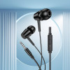 Kakusiga Earphones �� ��������� KSC-1303, 3.5mm �������, 10mm, 1.1m, ����� - (KSC-1303-BK)