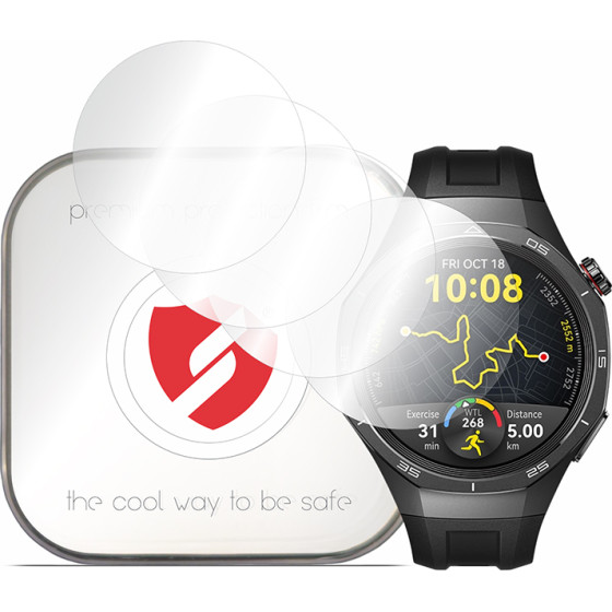 Smart Protection - Premium Classic (4 pack) - Huawei Watch Gt 5 Pro 46mm - Clear