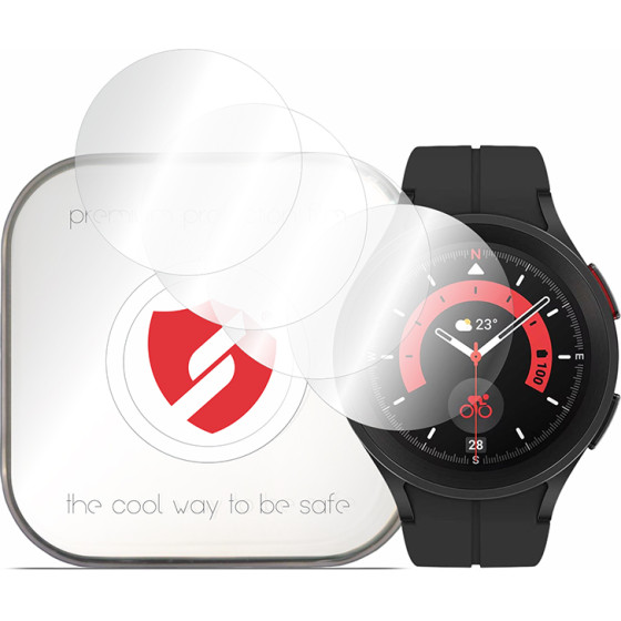 Smart Protection - Premium Classic (4 pack) - Samsung Galaxy Watch5 Pro - Clear