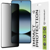 Techsuit - 111D Privacy Full Glue - Xiaomi Redmi Note 14S - Black