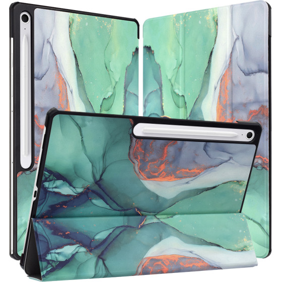 Techsuit - Foldpro - Samsung Galaxy Tab S10 Fe Plus - Green Time