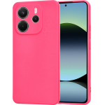 Techsuit - Softflex - Xiaomi Redmi Note 14 4G (164,84 x 78,15 x 8,16mm) - Hot Pink