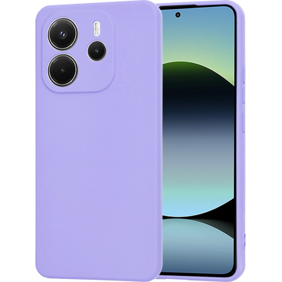 Techsuit - Softflex - Xiaomi Redmi Note 14 4G (164,84 x 78,15 x 8,16mm) - Light Purple