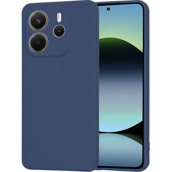 Techsuit - Softflex - Xiaomi Redmi Note 14 4G (164,84 x 78,15 x 8,16mm) - Navy Blue