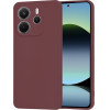 Techsuit - Softflex - Xiaomi Redmi Note 14 4G (164,84 x 78,15 x 8,16mm) - Plum Red