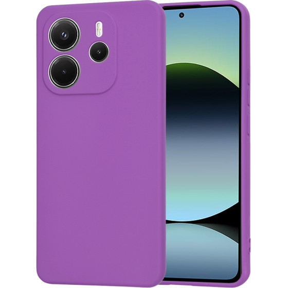 Techsuit - Softflex - Xiaomi Redmi Note 14 4G (164,84 x 78,15 x 8,16mm) - Purple