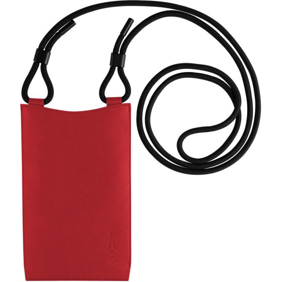 Fixed - Universal Shoulder Bag Verona (FIXVER-RD) - for Mobile Phones 7'' - Red