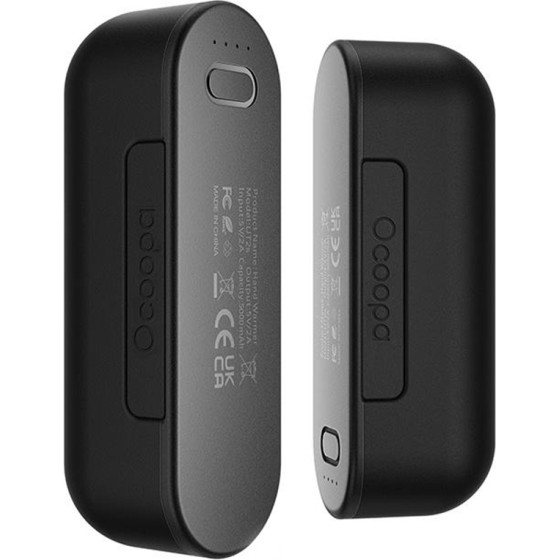 Ocoopa - Hand Warmer UT2s - USB-C, with Power Bank, Electric, Magnetic Design, MagTwins, 2x 5000mAh - Black - (UT2S-BK)