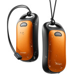 Ocoopa - Hand Warmer UT4 Urban (UT3061- OG) - USB-C, IP45, Adjustable Heat, Magnetic, with Strap, 2x 3000mAh - Orange