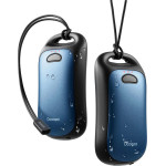 Ocoopa - Hand Warmer UT4 Urban (UT3061-LIGHT) - USB-C, IP45, Adjustable Heat, Magnetic, with Strap, 2x 3000mAh - Light Blue - (UT3061-LIGHT-BLUE)