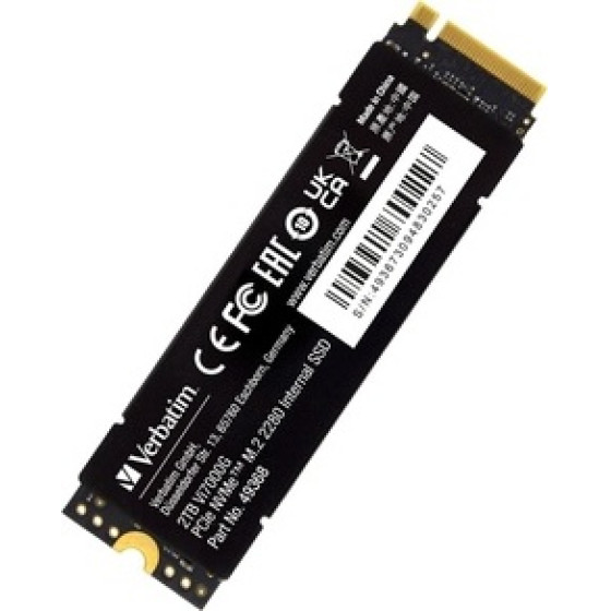 Verbatim Vi7000 PCle SSD 2TB M.2 NVMe PCI Express 4.0 - (49368)