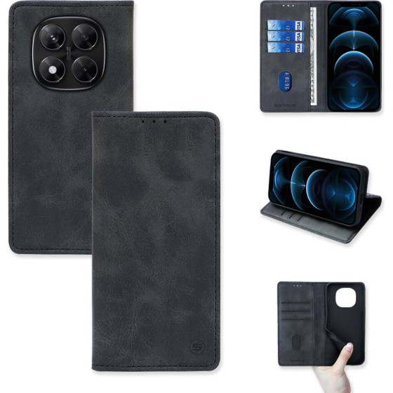 Sonique ���� ��������� Vintage Magnet Wallet Xiaomi Redmi Note 14 Pro 5G / Redmi Note 14 Pro Plus 5G / Poco X7 5G �����
