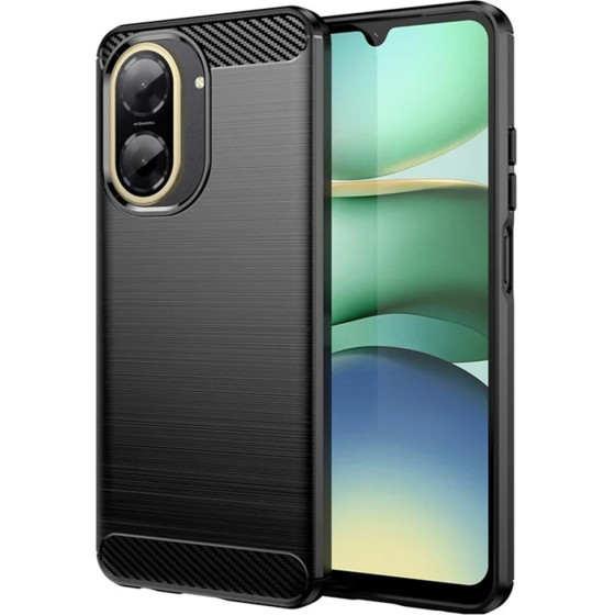 Techsuit - Carbon Silicone - Xiaomi Redmi A5 4G (173.3 x 79.4 x 8.26mm) - Black