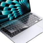 Techsuit - Premium Keyboard Cover Puretypex - Ultra Thin, For Macbook Pro 14 (2024-2021)/ Air 13/15 (2022-2025) - Clear - (KC1)