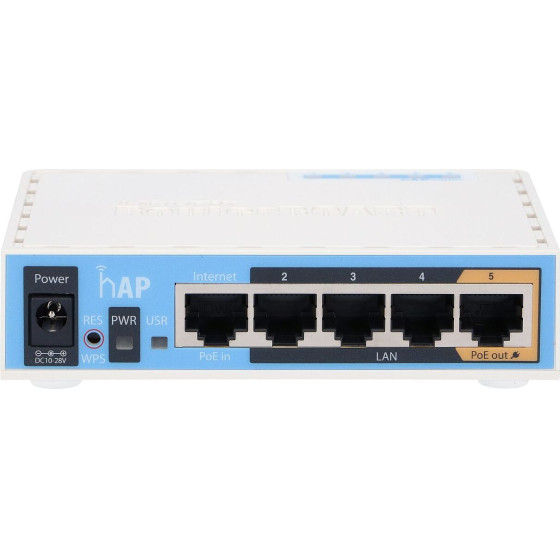 Mikrotik Hap | Wifi Router | 2,4GHz, 5x RJ45 100Mb/s - (RB951UI-2ND)