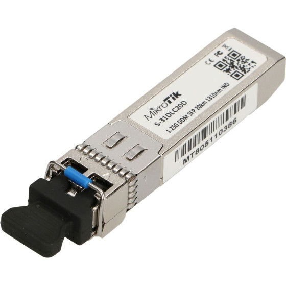 Mikrotik | Sfp Module | 1,25Gb/s, 1310nm, 2x LC, 20km, Single Mode - (S-31DLC20D)