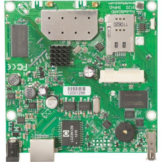 Mikrotik | Wifi Router | 5GHz, 1x RJ45 1000Mb/s, 1x Minipcie - (RB912UAG-5HPND)