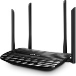 TP-Link Archer C6 v2 | Wifi Router | AC1200, MU-MIMO, Dual Band, 5x RJ45 1000Mb/s - (TL-Archer C6 V2)