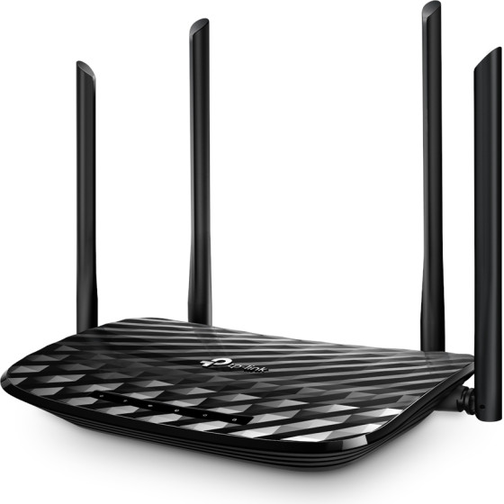 TP-Link Archer C6 v2 | Wifi Router | AC1200, MU-MIMO, Dual Band, 5x RJ45 1000Mb/s - (TL-Archer C6 V2)